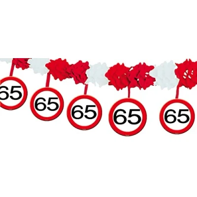 Image de SLINGER Traffic panneau 65 ans avec SingRangued