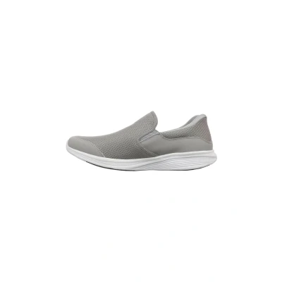 Afbeelding van MBT SF Modena III slip on fysiologische schoenen voor heren met and fit technologie moeiteloos gebruik. Bovenmateriaal van ademend mesh en kunstleer., Lichtgrijs., 40.5 EU