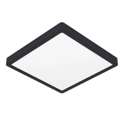 Afbeelding van EGLO connect.z Smart Home Fueva 6 Z led badkamerplafondlamp, ZigBee, app en spraakbediening, Alexa, warm wit/koud wit, RGB, dimbaar, zwart, IP44, 29 x cm