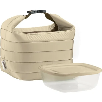 Afbeelding van Guzzini Small Thermal Bag W/airtight Container Handy Clay