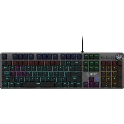 Afbeelding van MSI FORGE GK310 Gaming Toetsenbord Mechanical Swappable Red Switches RGB LED