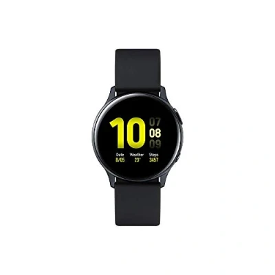 Image de Montre connectée Samsung Galaxy Watch Active2 40 mm Boîtier Aluminium Bracelet en silicone Noir Carbone