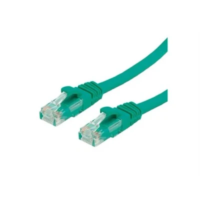 Image de VALUE Cordon de raccordement RJ 45 (M) pour 1.5 m UTP CAT 6a moulé vert, RAL 6016