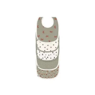 Afbeelding van Lassig Slabbetjes 5 Pack Little Forest Fox