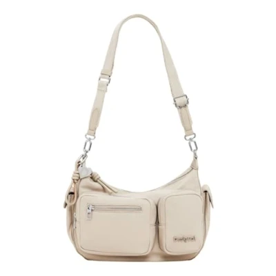 Afbeelding van Desigual Schoudertas Astana Shoulder Bag Beige Crude