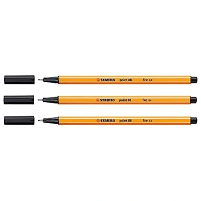 Afbeelding van Stabilo Point 88 Fineliner, Zwart Fineliner