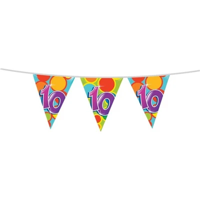 Afbeelding van Vlaggenlijn 10 jaar Party 6 meter