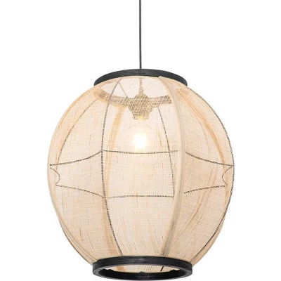 Afbeelding van QAZQA Oosterse hanglamp bruin 46 cm Rob