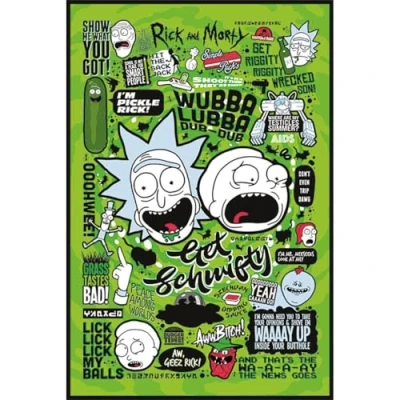 Afbeelding van RIck &amp; Morty Poster 61X91 Quotes