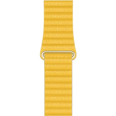 Afbeelding van Apple origineel Leather Loop Watch large 42mm / 44mm 45mm 49mm Meyer Lemon MXAE2ZM/A