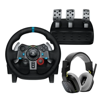 Image de Logitech Volant G29 Driving Force Racing + Casque Astro A10 Pédalier (991 000486)