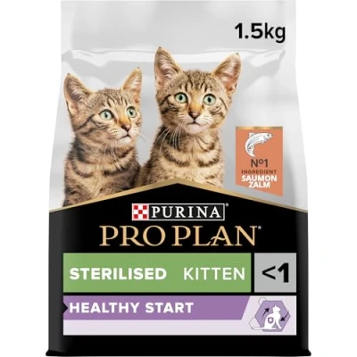 Afbeelding van PRO PLAN® OPTISTART Sterilised kitten Katten droogvoer Voor gesteriliseerde of gecastreerde Rijk aan Zalm 1,5 kg