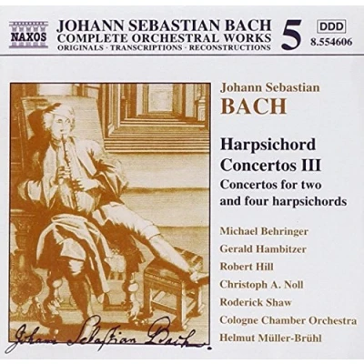 Afbeelding van Cologne Chamber Orchestra, Helmut Müller Brühl J.S. Bach: Harpsichord Concertos III (CD)