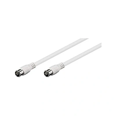 Afbeelding van F quick (m) coaxkabel / recht wit 1,5 meter