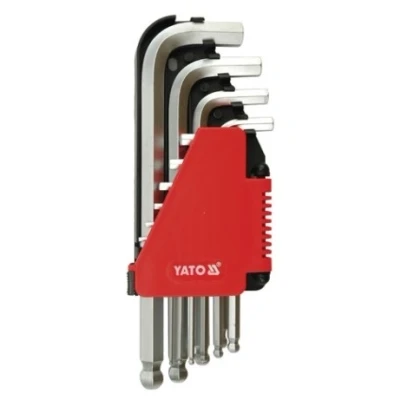 Afbeelding van YATO YT 0509 Haakse schroevendraaierset Chroom vanadium staal 10
