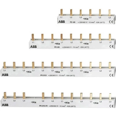 Afbeelding van ABB 2CDL231001R1006 Faserail Aantal rijen 3 polig 10 mm² 1 stuk(s)