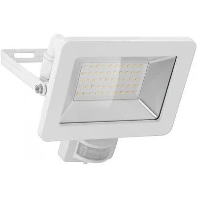 Afbeelding van Goobay LED buitenspot, 50 W, met bewegingsmelder 4250 lm, neutraal wit licht (4000 K), PIR sensor AAN/UIT functie en M16 wartel, gesch...