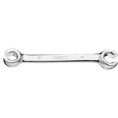 Afbeelding van NEO TOOLS 09 145 Remleiding sleutel 10x12 mat verchroomd Chroom vanadium staal