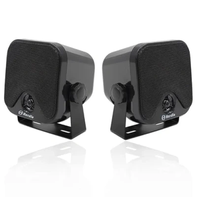 Afbeelding van waterdichte marine luidspreker wandmontage 4 inch box waterdicht IP66 voor boot spa ATV UTV badkamer 60 watt (120 een paar)