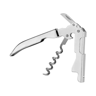 Image de Tire bouchon limonadier double levier en inox Fackelmann Bar Concept ref 49459