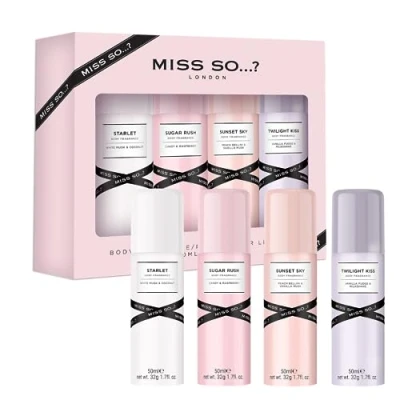 Afbeelding van Miss SO...? Mini Galore Cadeauset voor dames, lichaamsgeur, 4 x 50 ml