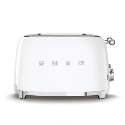 Afbeelding van Smeg Tsf03wheu Broodrooster 4 Sleuven Sneden Wit