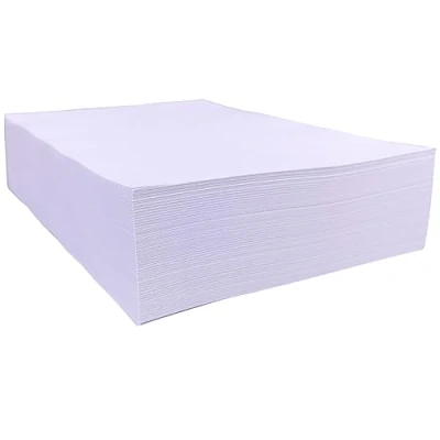 Afbeelding van 100 vellen glad wit A5 papier 80 g/m²