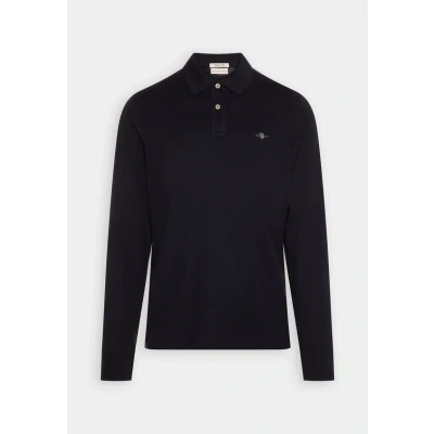 Afbeelding van GANT Shield Rugger Poloshirt, Heren, Maat: Small, Evening blue