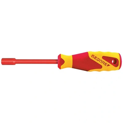 Afbeelding van Gedore VDE 2133 9 Dopschroevendraaier Sleutelbreedte: mm Sleutelbreedte (inch): 3/8 inch Koplengte: 125