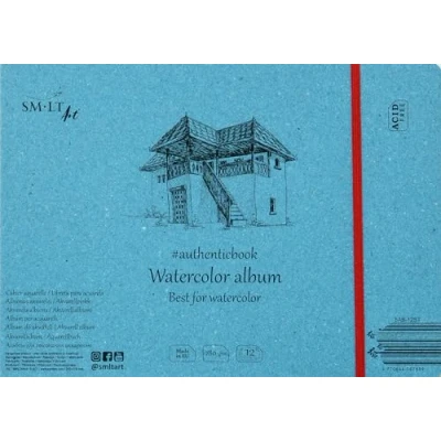 Afbeelding van SMLT Album Aquarel 24,5x17,6 cm 280gr 12 vel.