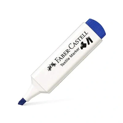 Afbeelding van Textielmarker Faber Castell Blauw