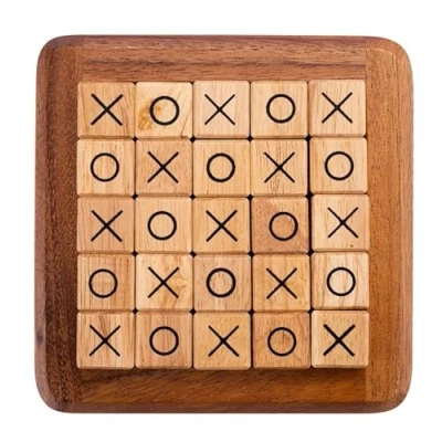 Afbeelding van Engelhart 350310 Le Jumpy houten spel milieuvriendelijke doos gezelschapsspel 2 spelers of teams 7 jaar en ouder 13 x 3 cm