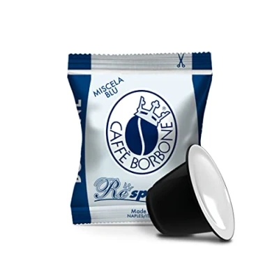 Image de Caffè Borbone Café Dosette Compostable, Emballage Recyclable, Mélange Bleu 150 Dosettes de Système ESE