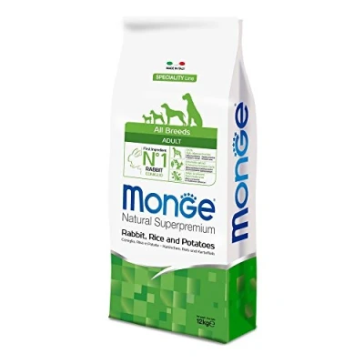 Afbeelding van 2x12kg Konijn, Rijst en Aardappelen Superpremium Alle rassen Adult Monge