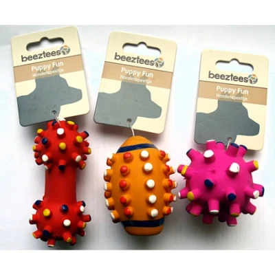 Afbeelding van Bz latex puppyspeeltje assorti 10 x 5 cm