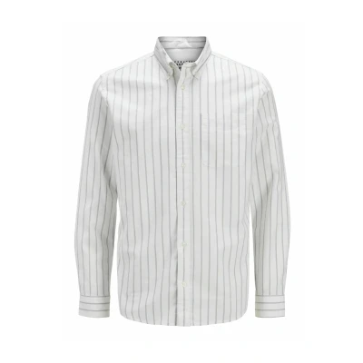 Afbeelding van Jack &amp; Jones Premium Jprblubrook Oxford Overhemd, Heren, Maat: Small, Bright white