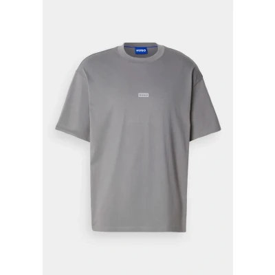 Afbeelding van HUGO Nalono Tshirt print, Heren, Maat: Medium, Medium grey