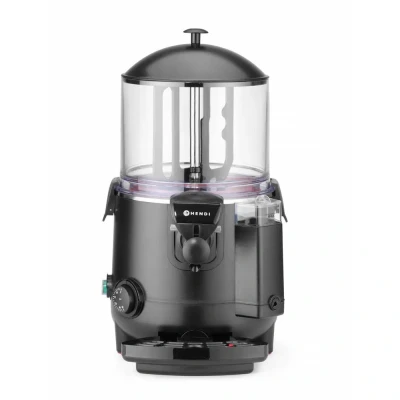 Afbeelding van Hendi Chocolademelk dispenser, Polycarbonaat;RVS, Zwart, 28(b)x41(d)x46,5(h)cm, 274125