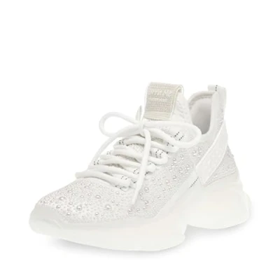 Afbeelding van Steve Madden Maxima r sneakers voor dames, Wit/parelmoer