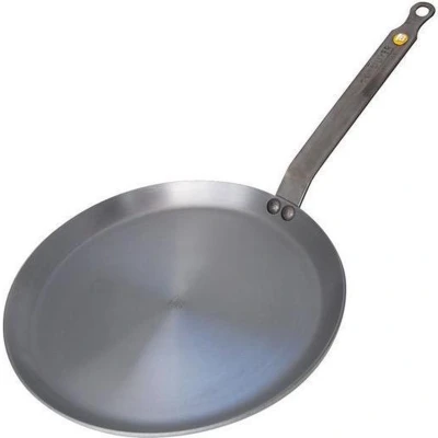 Afbeelding van De Buyer Mineral B blauwstalen crêpepan 24cm