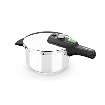 Afbeelding van Monix Quick snelkookpan, 4 l, roestvrij staal 18/10, compatibel met alle warmtebronnen, inductie inbegrepen