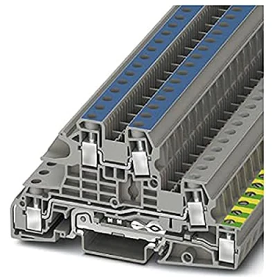 Afbeelding van Phoenix Contact UTI 6 PE/L/N 3076041 Installatierandaardeklem 0.20 mm² 10 Grijs 50 stuk(s)