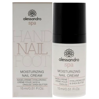 Afbeelding van Spa Moistuirizing Nail Cream, vochtinbrengende nagelcrème met hyaluronzuur, bij broze nagels, 15 g