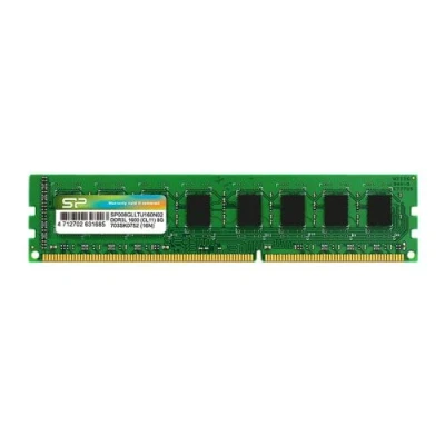 Image de Mémoire RAM Silicon Power Sp004glltu160 N02 4Go DDR3 1166MHz DIMM Vert
