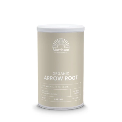 Afbeelding van Mattisson Biologische Pijlstaartwortel poeder Arrowroot 190 g