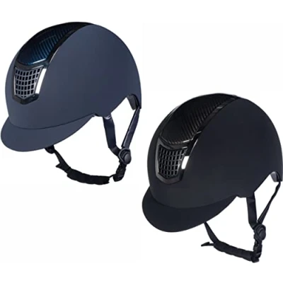 Afbeelding van HKM Cap Carbon Professional Donkerblauw 56 58 cm