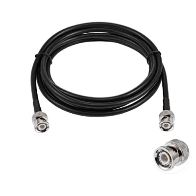 Afbeelding van Vecys BNC Mannelijke naar Kabel 50ohm Mannelijk RG58 RF Coaxiale Pigtail Jumper 10ft/3m voor Antennes Ham Radio Handheld