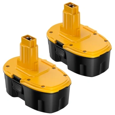 Afbeelding van Set van 2 reservebatterijen 18 V 5,0 Ah voor Dewalt NI MH DC9096 DE9098 DE9094 DE9096 DE9039 DE9503 DW9096 DW9095 DW9098