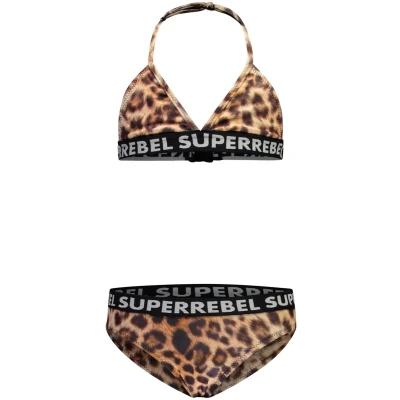 Afbeelding van SuperRebel Isla triangle bikini AO Leopard Maat 140