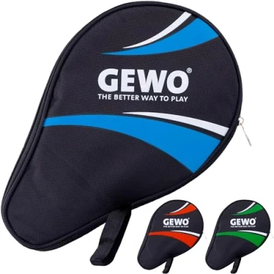 Afbeelding van Gewo Tafeltennis Bathoes Master Rond Met Ballenvak Blauw voor 1 bat